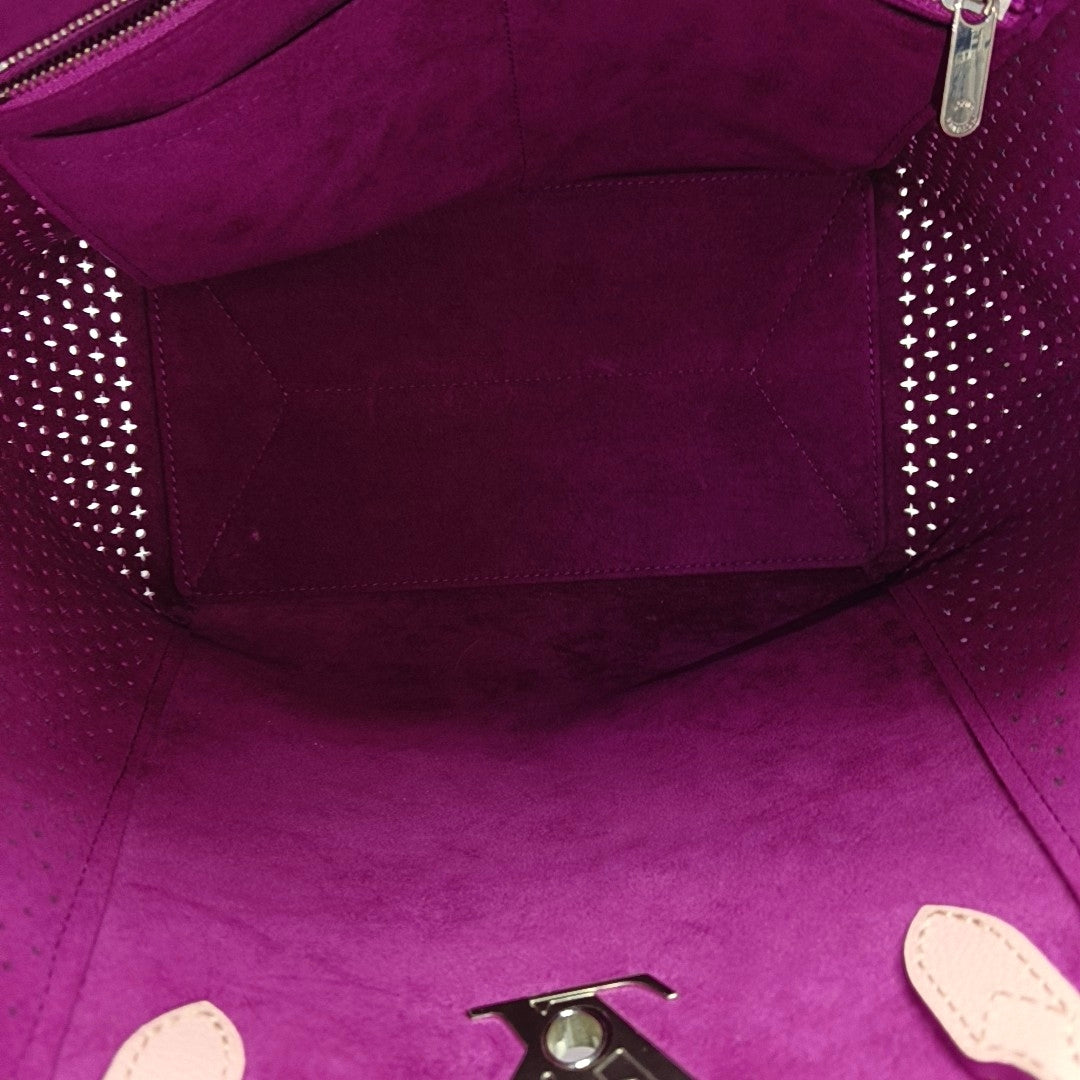 Lockme piel de becerro rosa