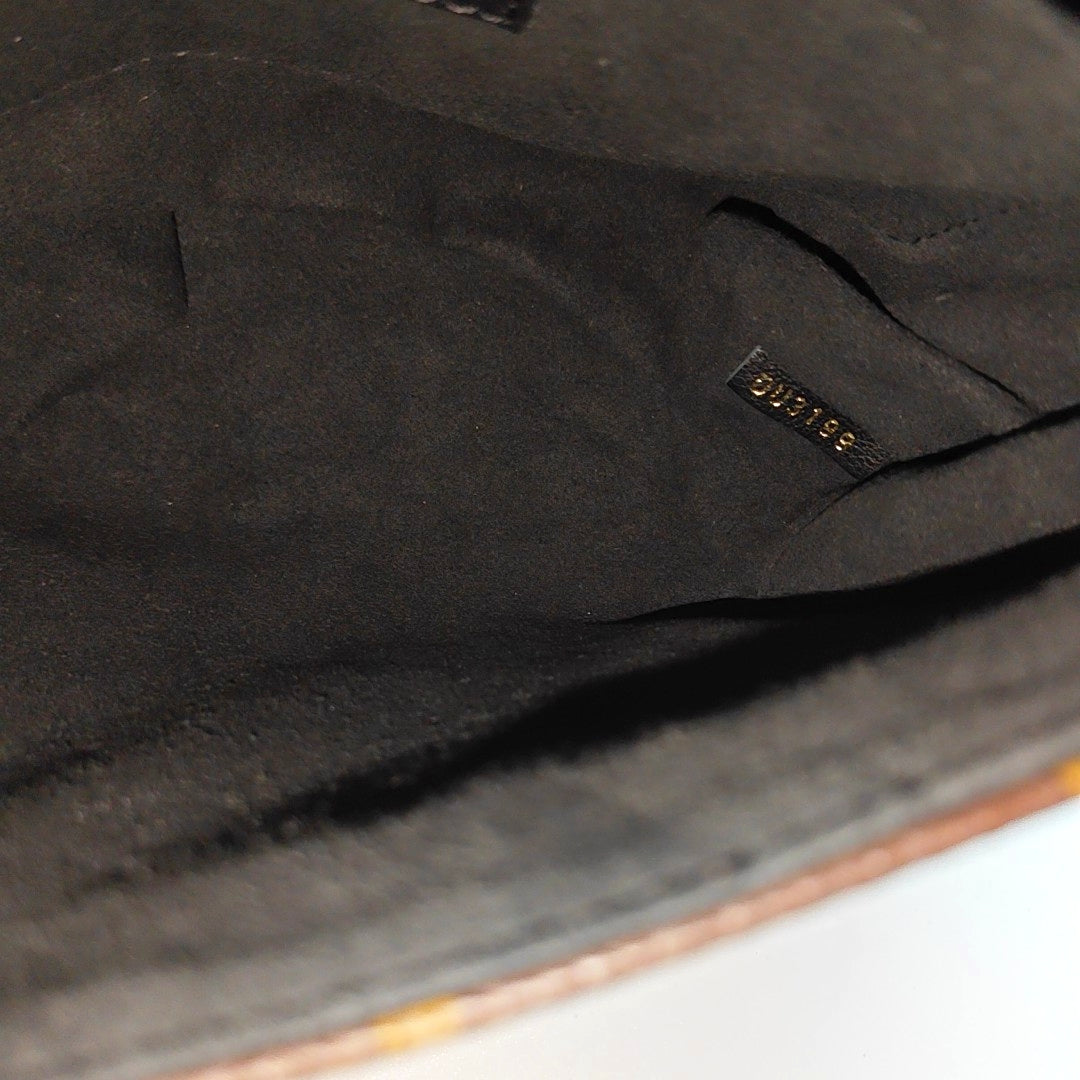 LOCKY BB Monogram Coated Canvas Brown