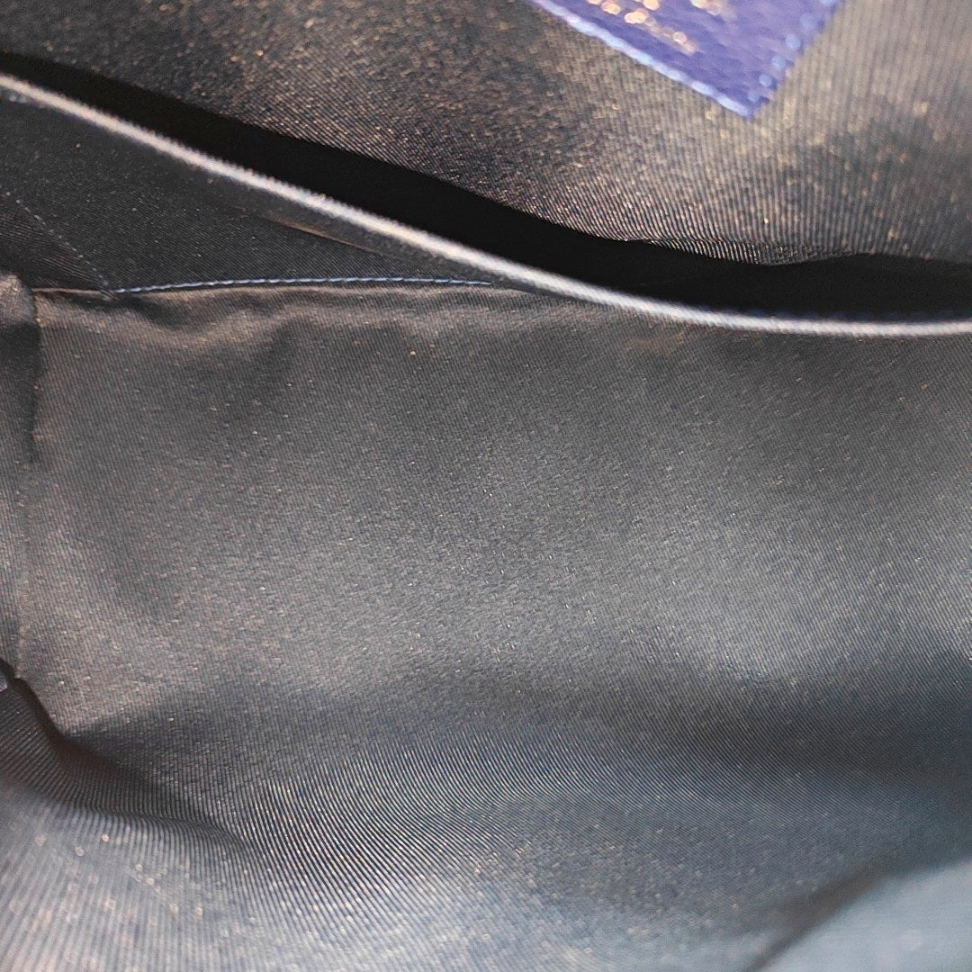 City Keepall Monogram Calfskin Blue