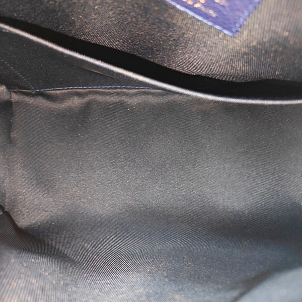 City Keepall Monogram Calfskin Blue