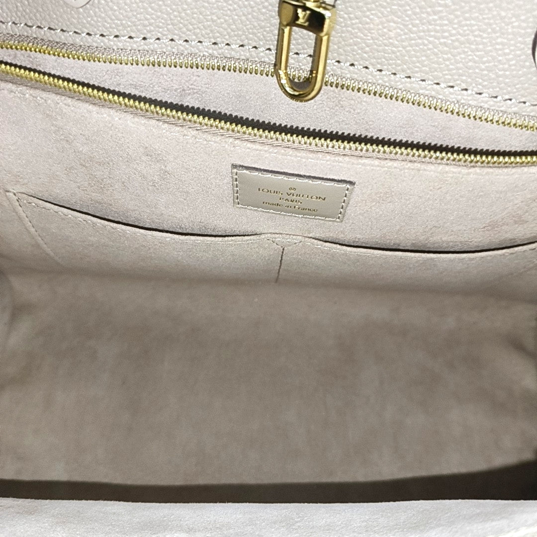 ONTHEGO MM Monogram Calfskin Gray