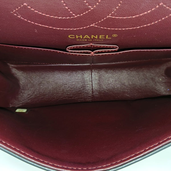2.55 227 (jumbo) Quilted Calfskin Black