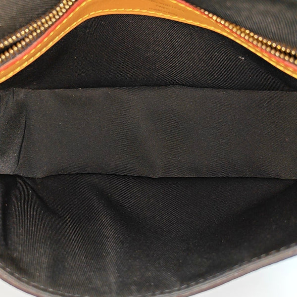 DIANE Monogram Coated Canvas Brown