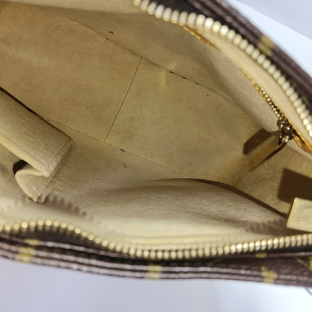 LOOPING MM Monogram Coated Canvas Brown
