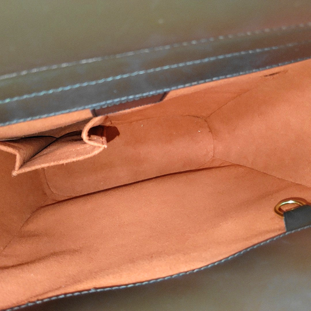 SARRIA SEAU Damier Ebene Coated Canvas Brown