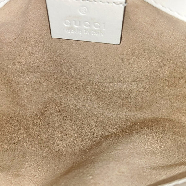 GG Marmont Mini Quilted Calfskin White