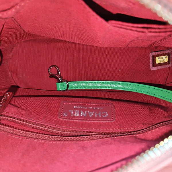GABRIELLE Small Quilted Suede Yellow