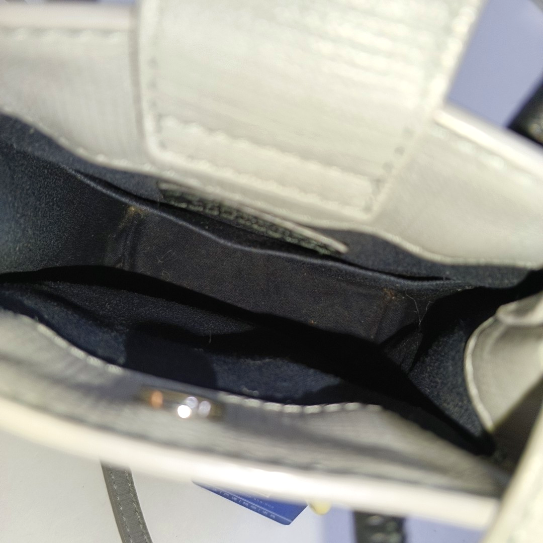 Shopping Bag Calfskin Gray