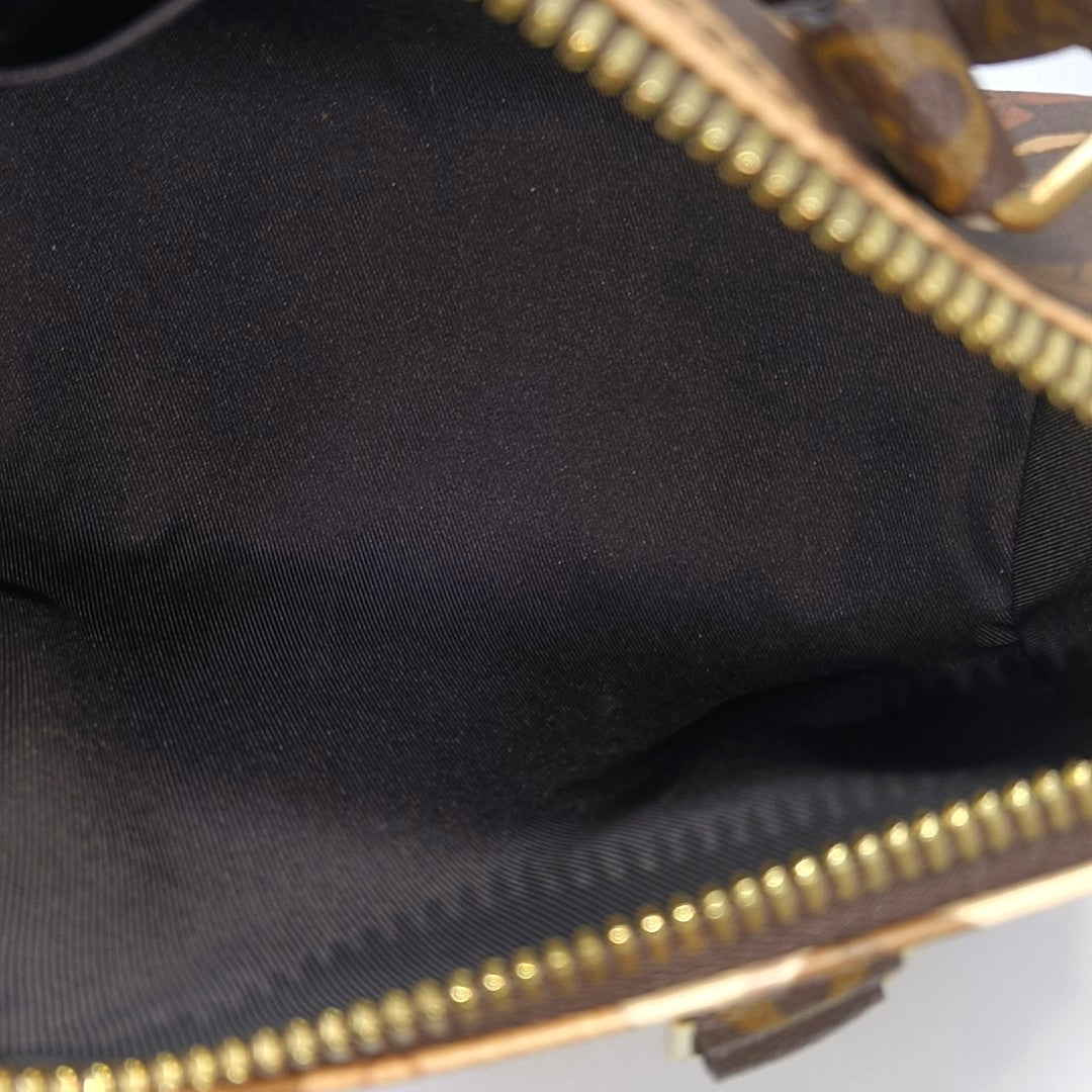 Monogram Coated Canvas Brown