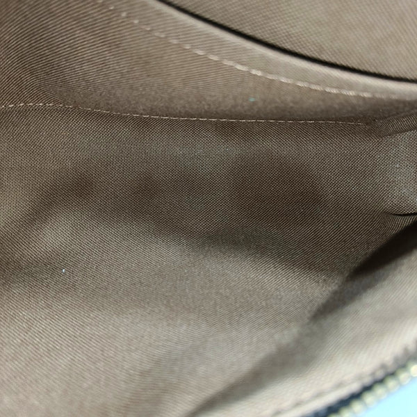 ACCESSOIRES GM Monogram Coated Canvas Brown