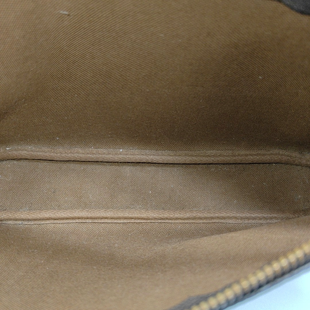 ACCESSOIRES Monogram Coated Canvas Brown