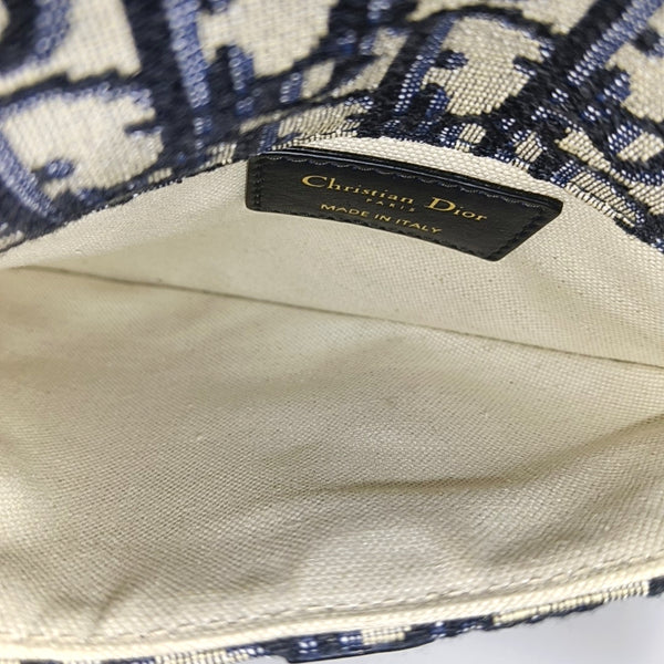 Saddle Mini Oblique Canvas Blue