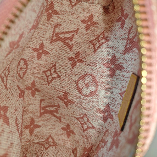 SPEEDY Nano Monogram Denim Pink