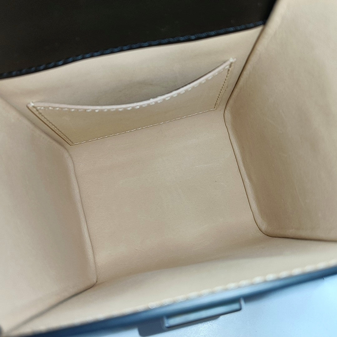 Calfskin Shoulder Bag Black
