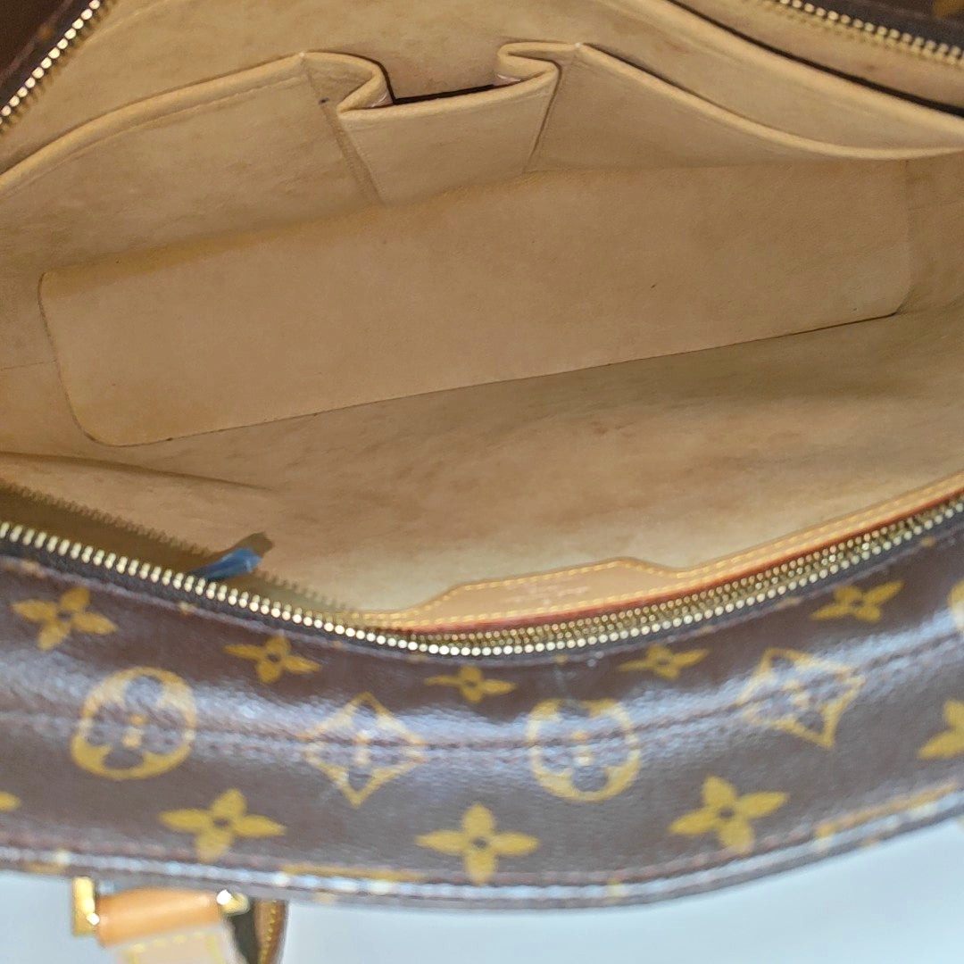 VINTAGE VAVIN GM Monogram Coated Canvas Brown