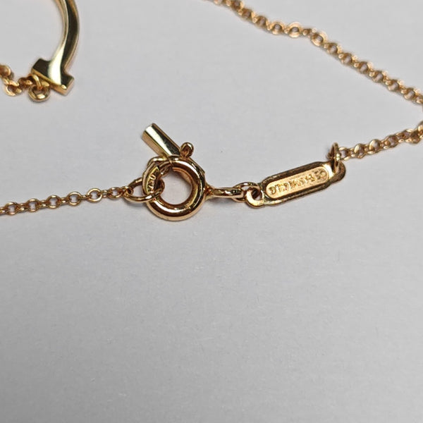 Tiffany T 18k Rose Gold Necklace