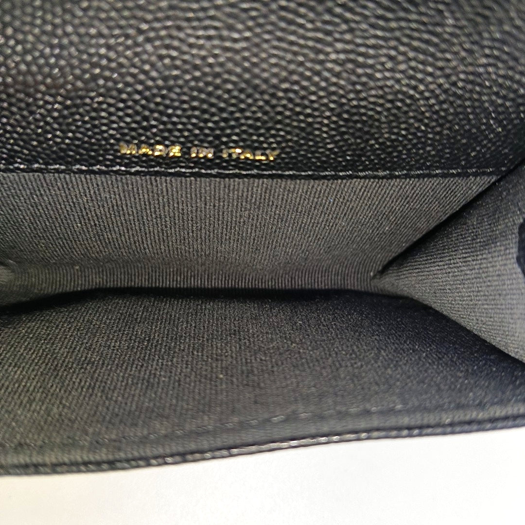 Cartera BOY CHANEL de piel de becerro granulada acolchada negra