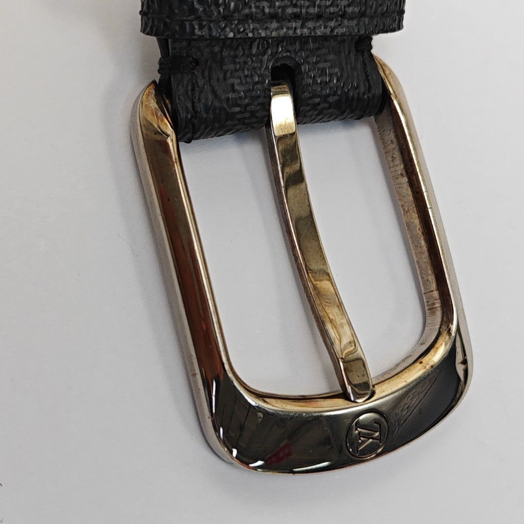 Coated Canvas Belt Black