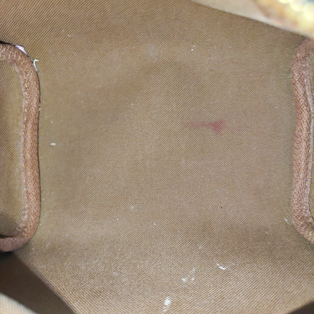 SPEEDY Nano Monogram Coated Canvas Brown