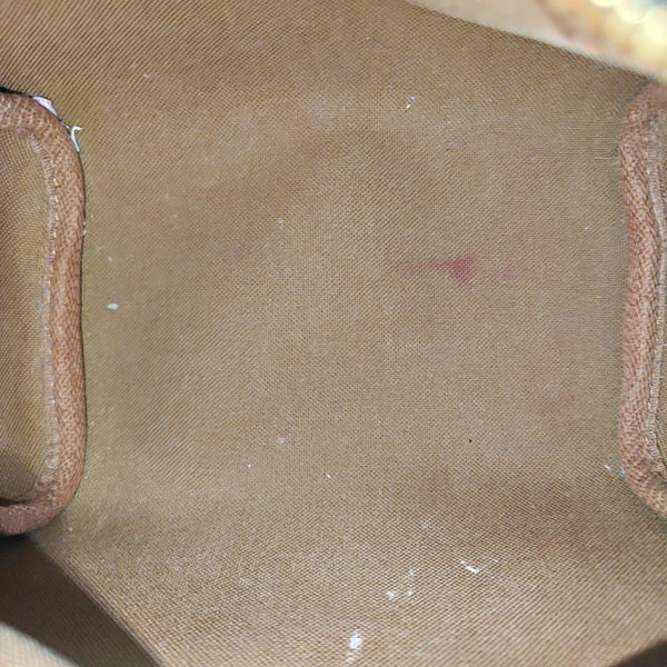 SPEEDY Nano Monogram Coated Canvas Brown