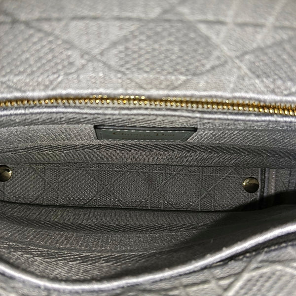Lady D-Lite Cannage Canvas Gray