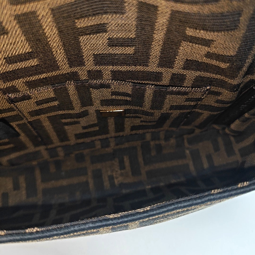 Baguette Mini Fabric Brown