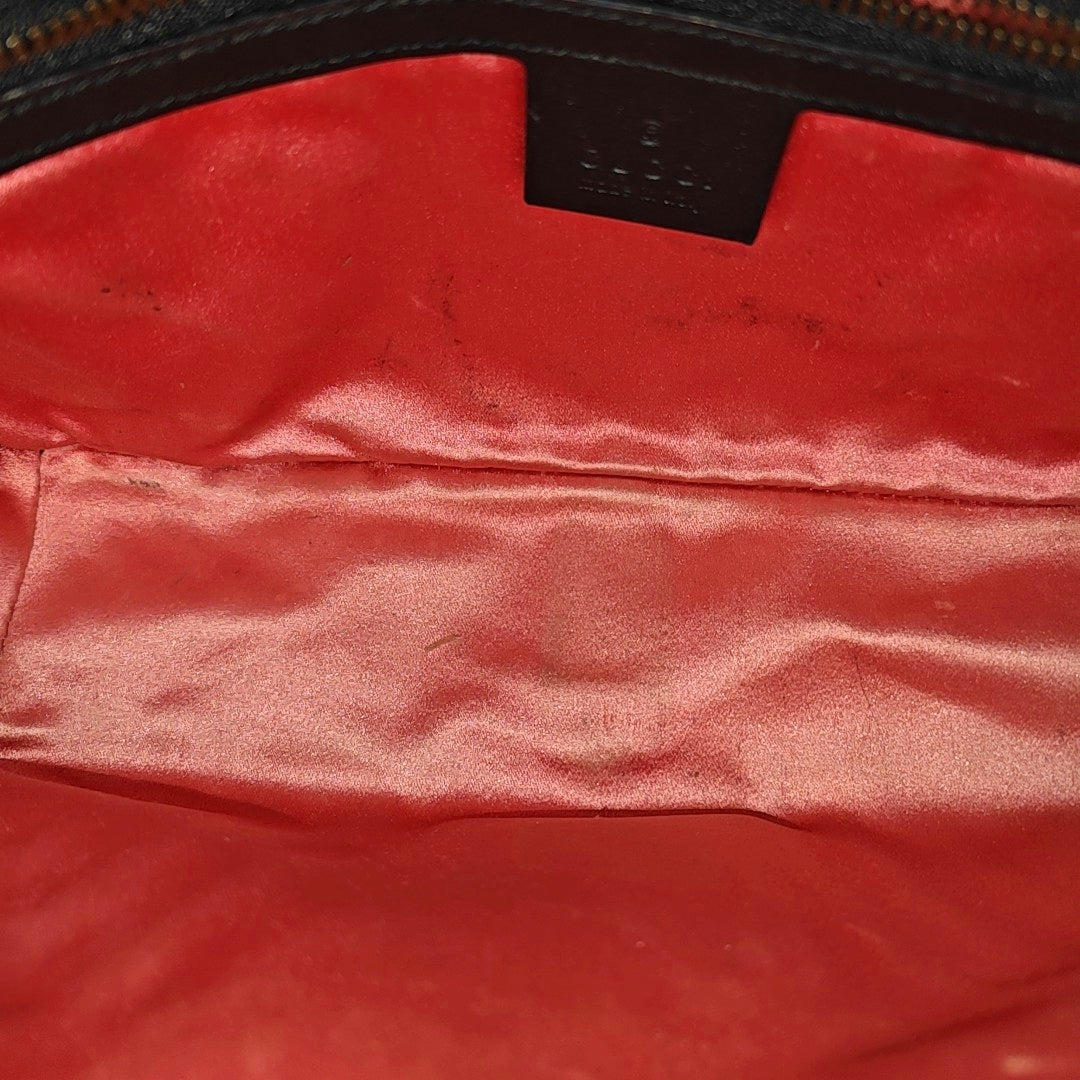 GG Marmont Medium Quilted Velvet Black