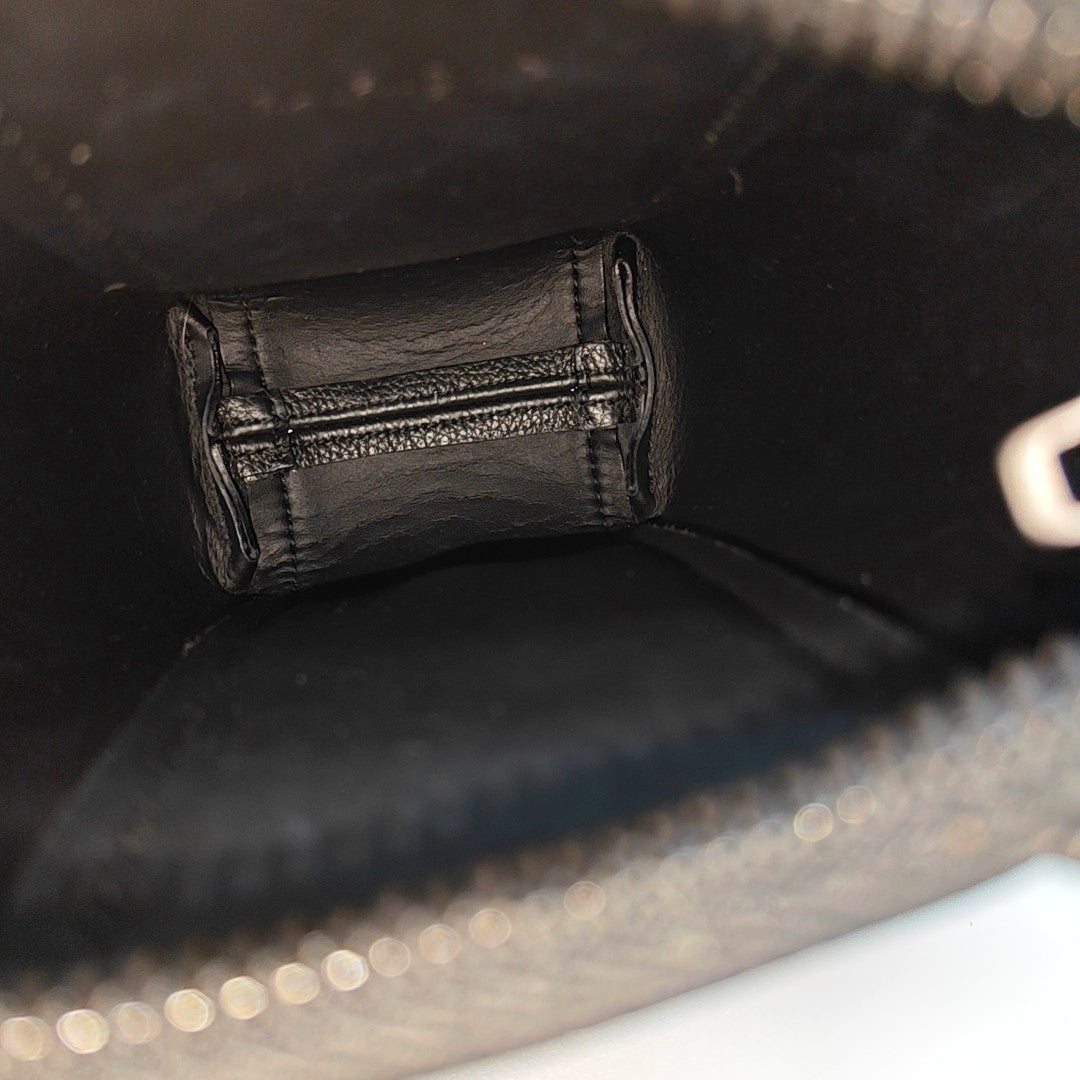 Hourglass Mini Calfskin Black