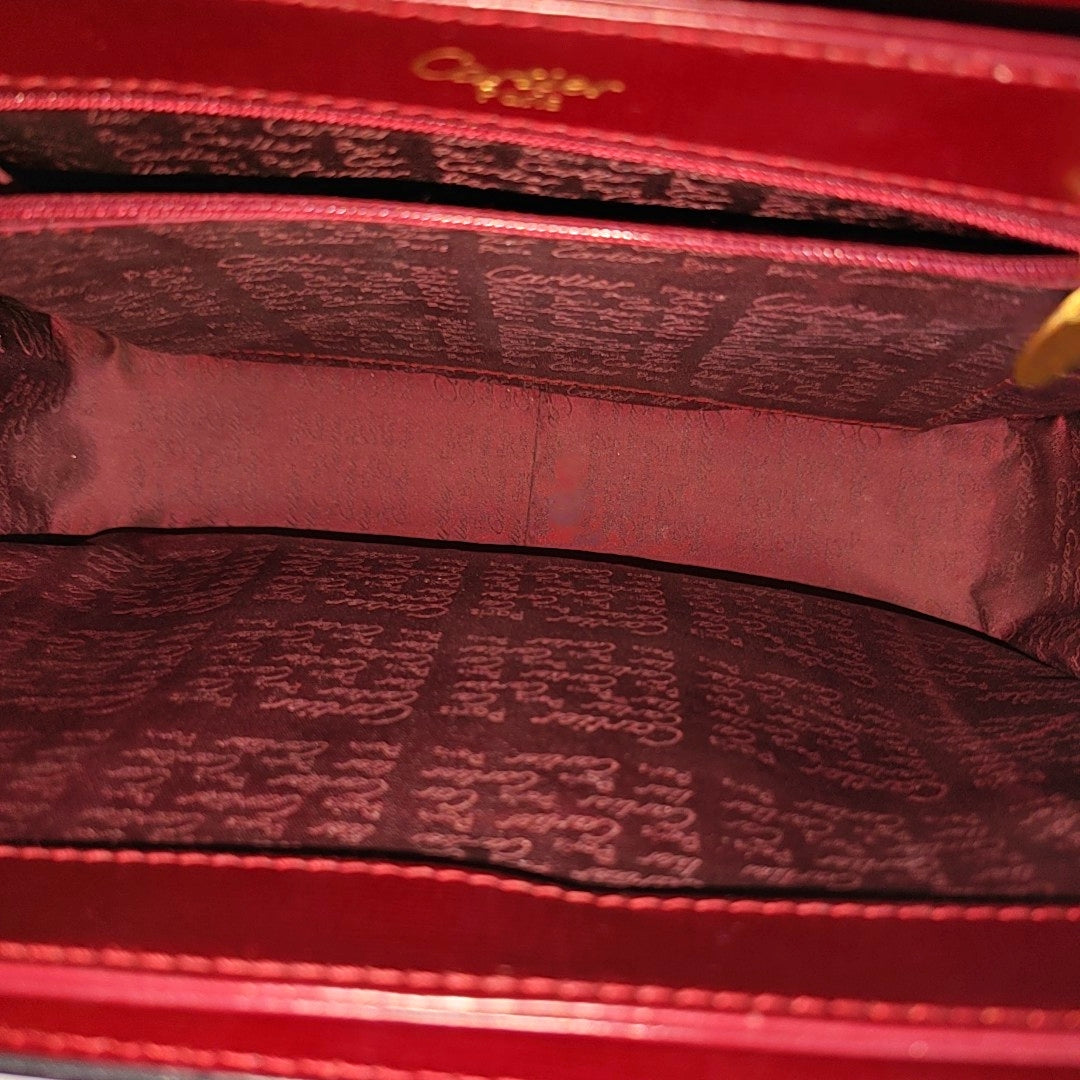Calfskin Shoulder Bag Red
