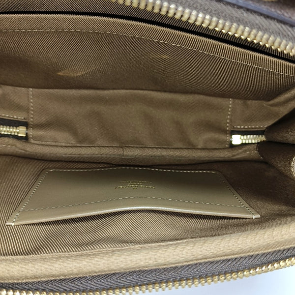 UTILITY Monogram Coated Canvas Brown