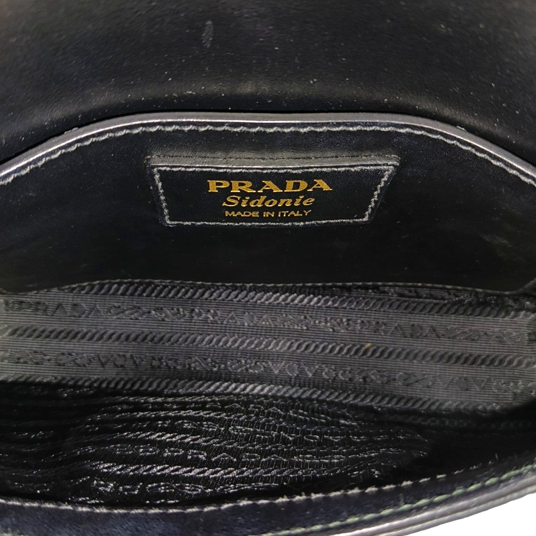 Sidonie Saffiano Calfskin Black