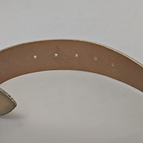 Leather Belt Yellow