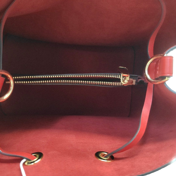 NÉONOÉ MM Monogram Coated Canvas Brown