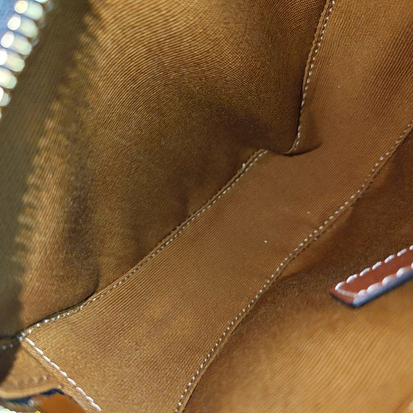 Coated Canvas Shoulder Bag Black