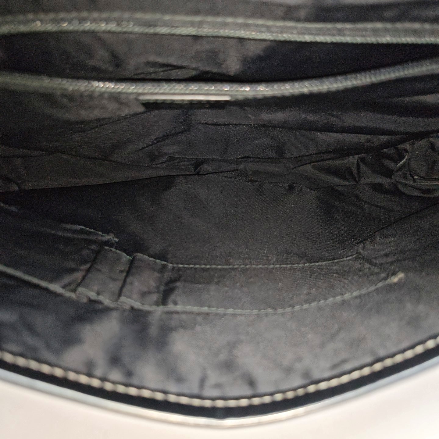 Coated Canvas Crossbody Bag Black