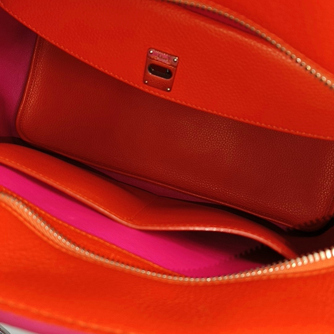 Bar Calfskin Red
