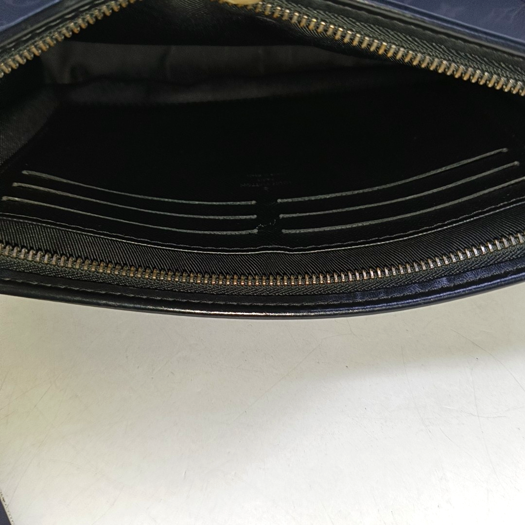 Pochette Voyag MM Monogram Coated Canvas Black