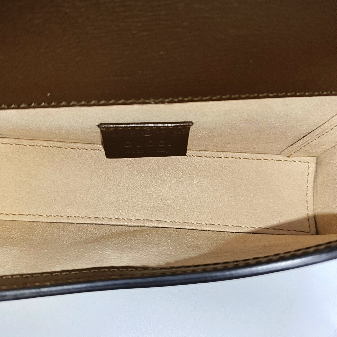 Horsebit 1955 Mini Monogram Coated Canvas Beige