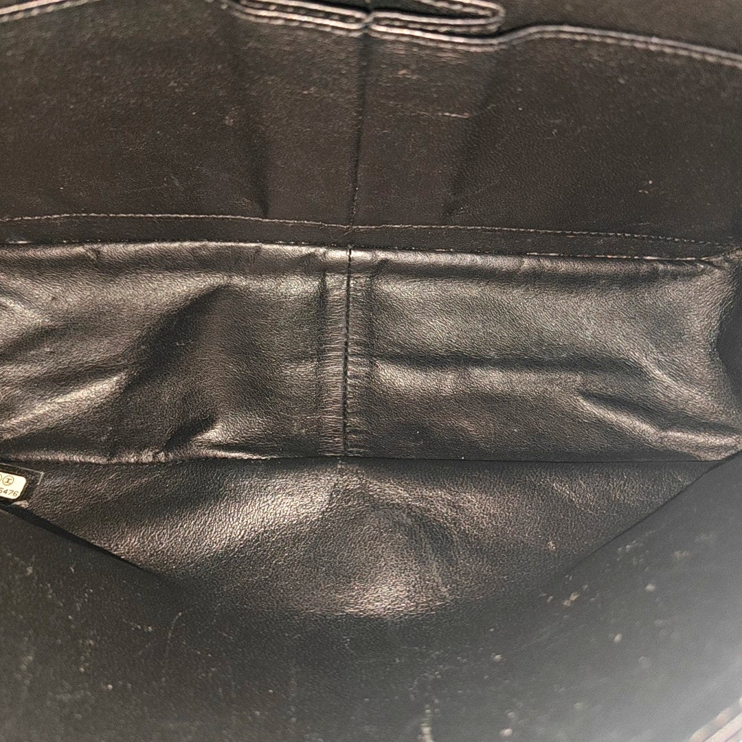 2.55 227 (jumbo) Quilted Calfskin Black