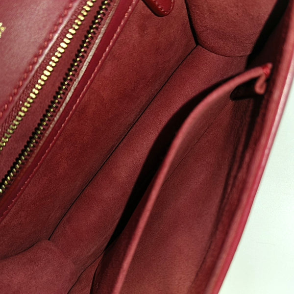Diorama Small Calfskin Red