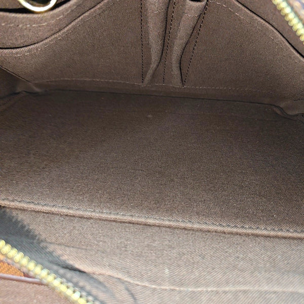 SHELTON MM Damier Ebene Coated Canvas Brown