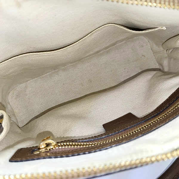 Horsebit 1955 Small Monogram Coated Canvas Beige