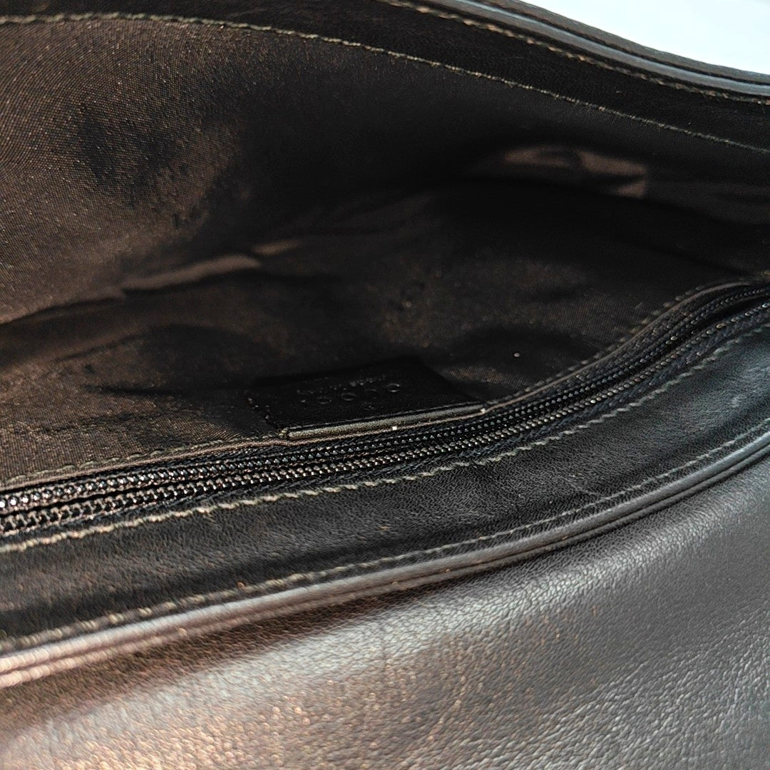Calfskin Shoulder Bag Black