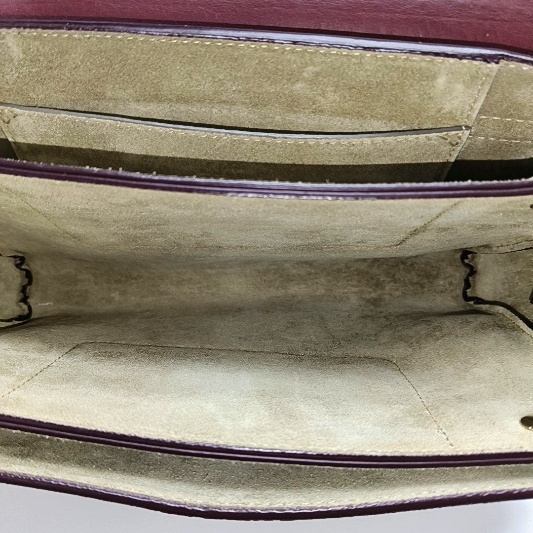 Faye Small Calfskin Red