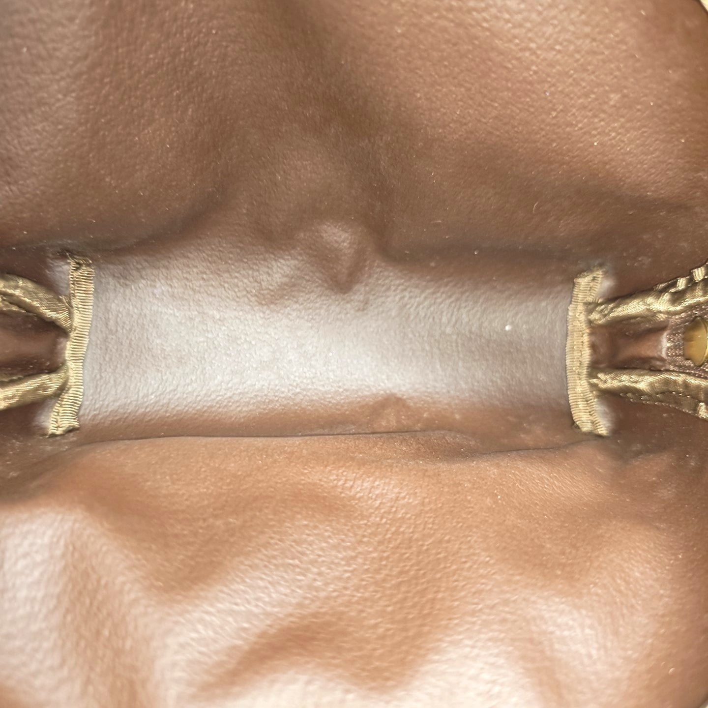 Coated Canvas Shoulder Bag Green