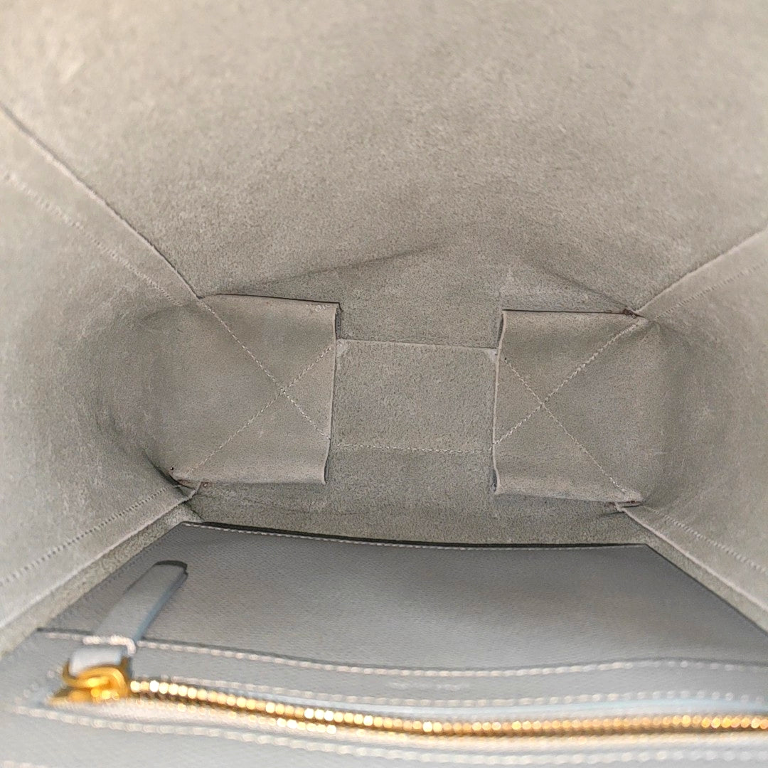 CABAS Small Calfskin Gray
