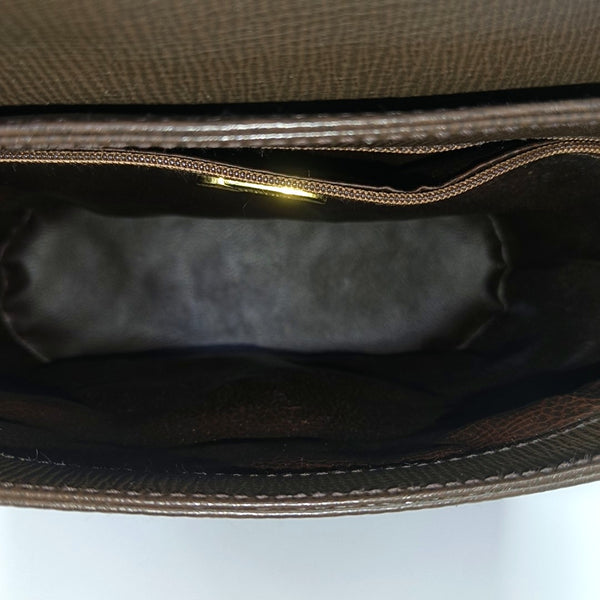 Calfskin Shoulder Bag Brown