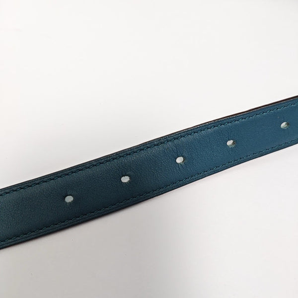 Leather Belt Blue