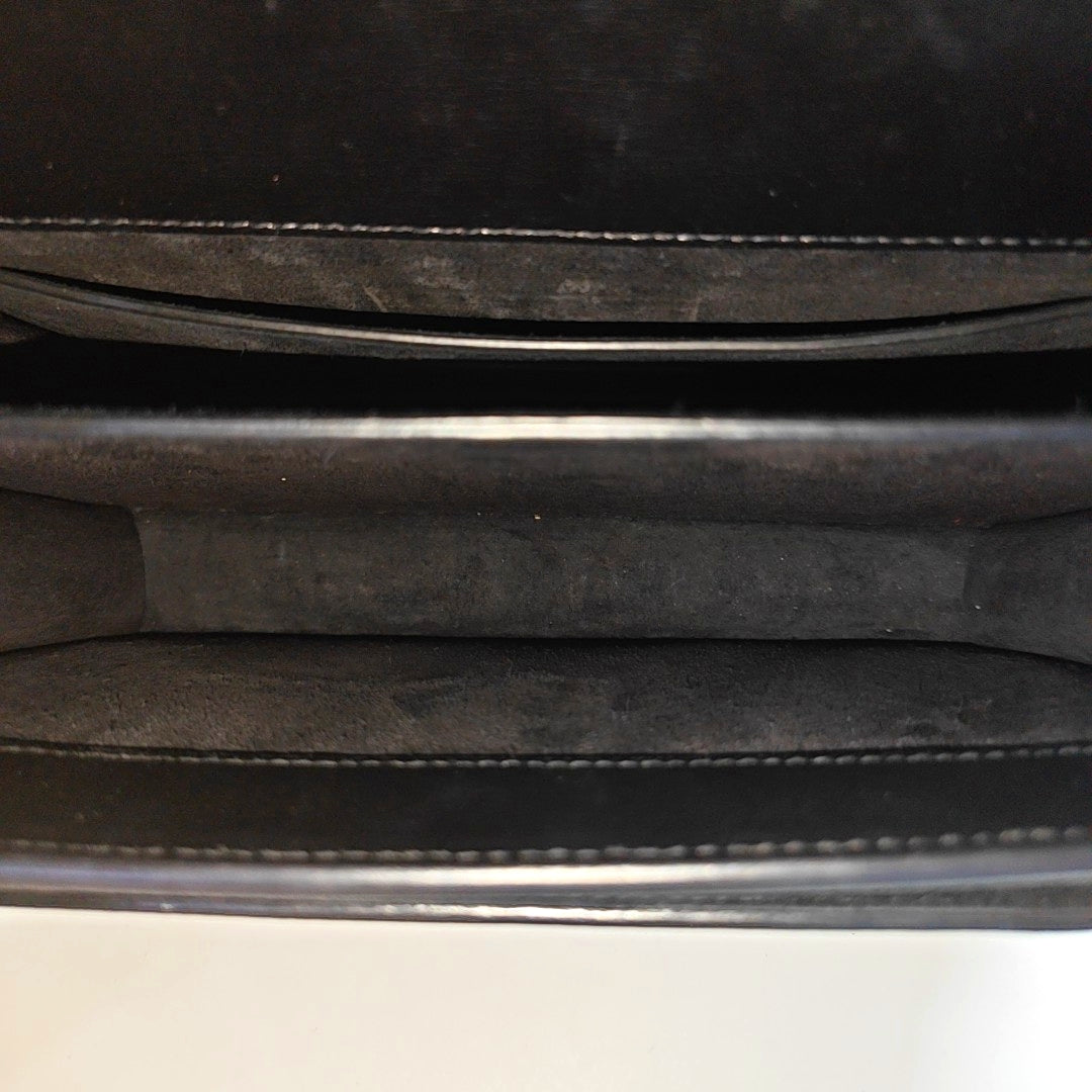 SUNSET Medium Calfskin Black
