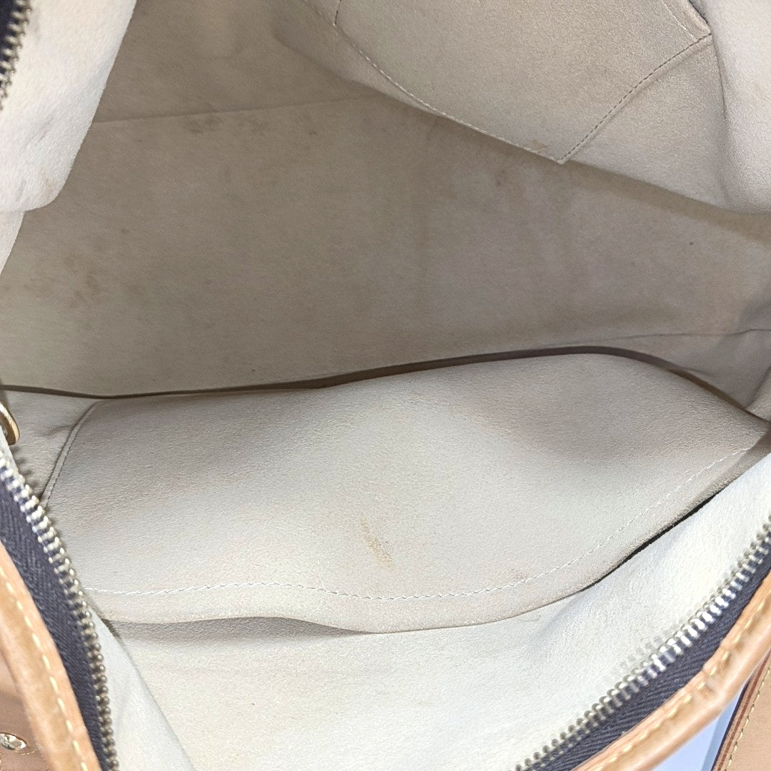 ESTRELA MM Monogram Coated Canvas Brown